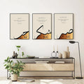 3pcs | Sabr | Shukar | Hub – Islamic Calligraphy Wall Frames
