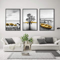 Modern Abstract Triptych Wall Art Set of 3