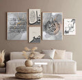 Islamic Calligraphy Wall Frame Set of 5 Designs