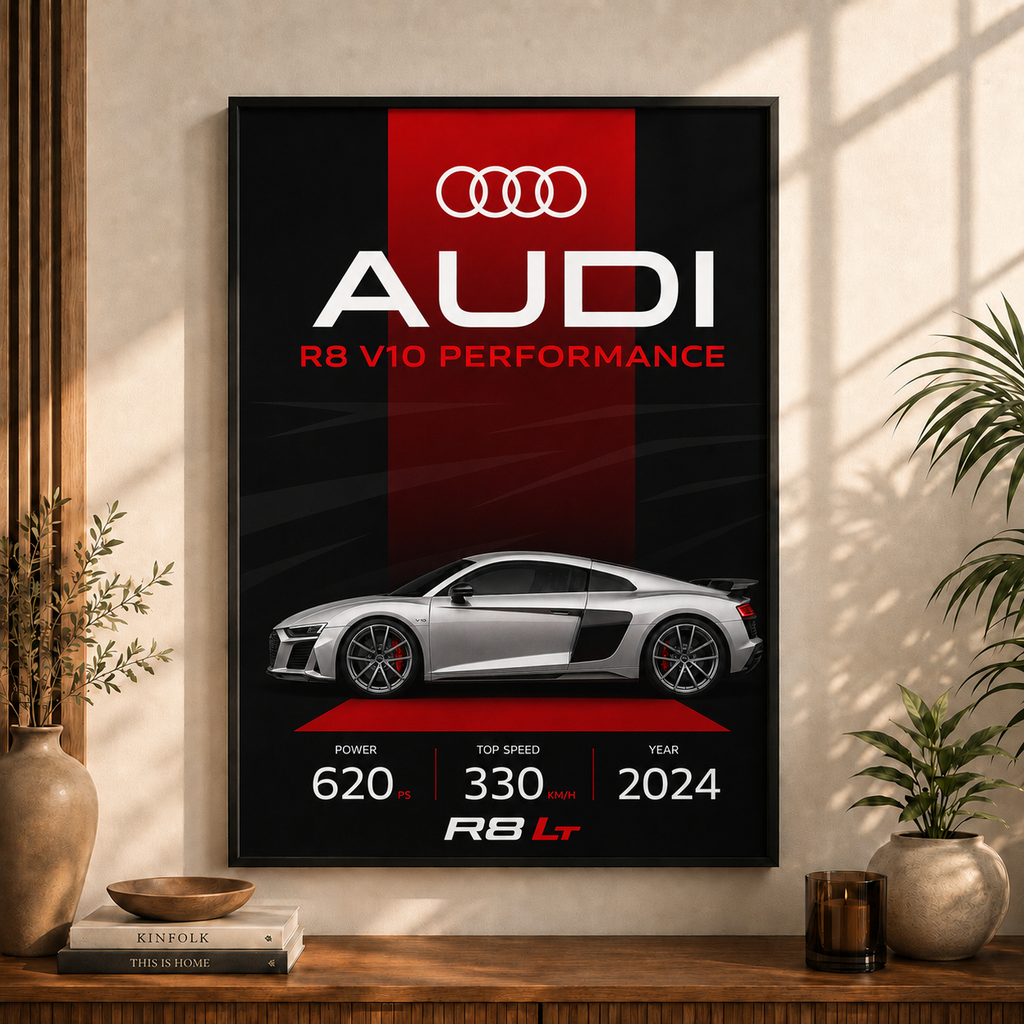R8 V10 Performance | Premium Car Wall Art