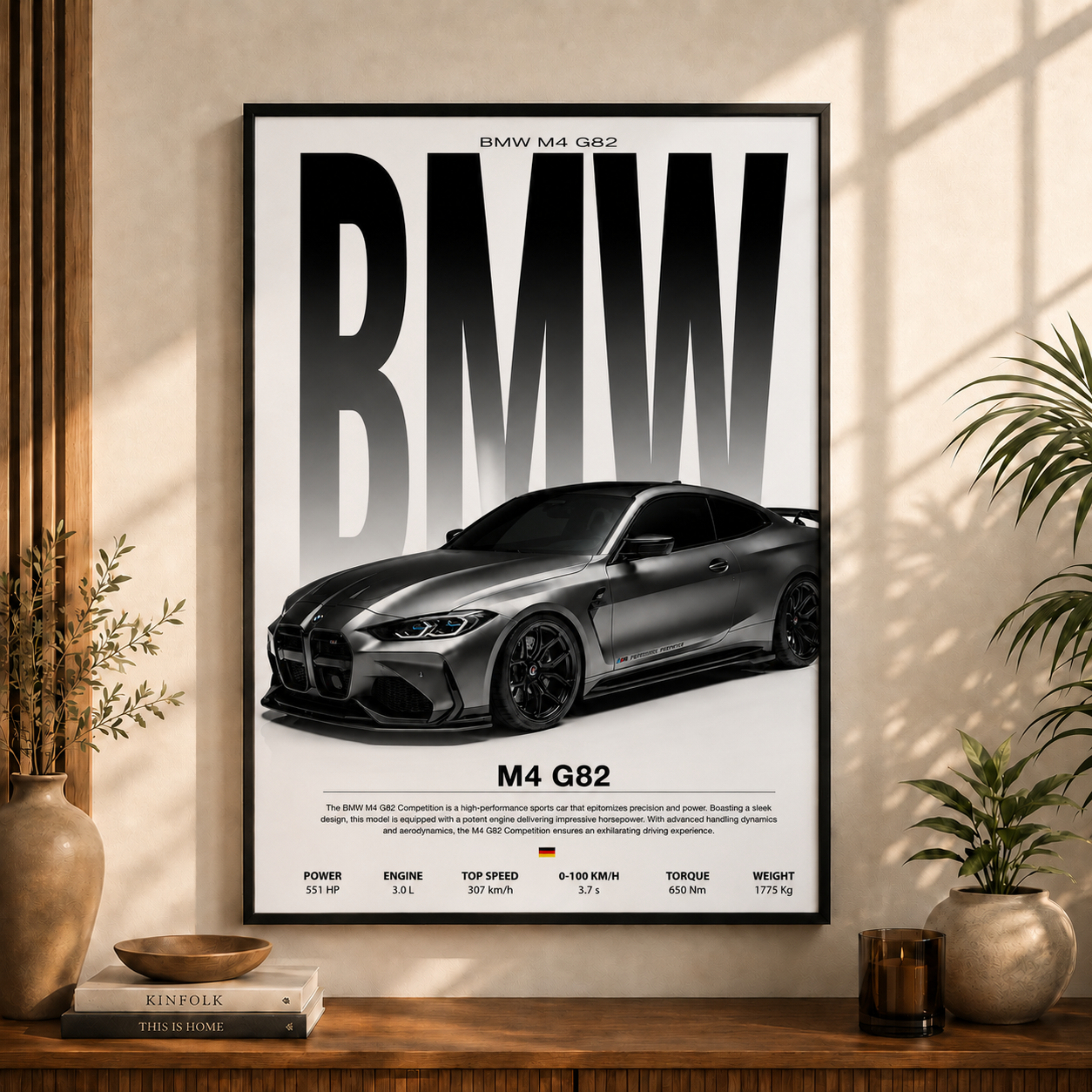 BMW M4 G82 | Premium Car Wall Art