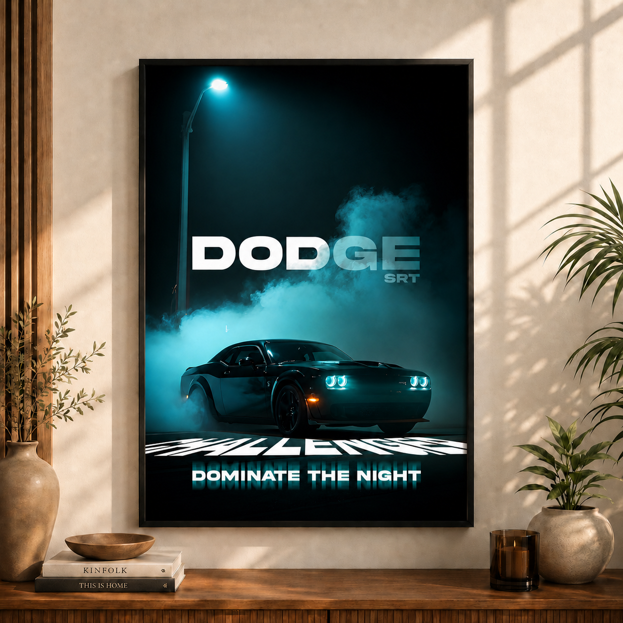 Dodge SRT Night Smoke | Premium Muscle Car Wall Art