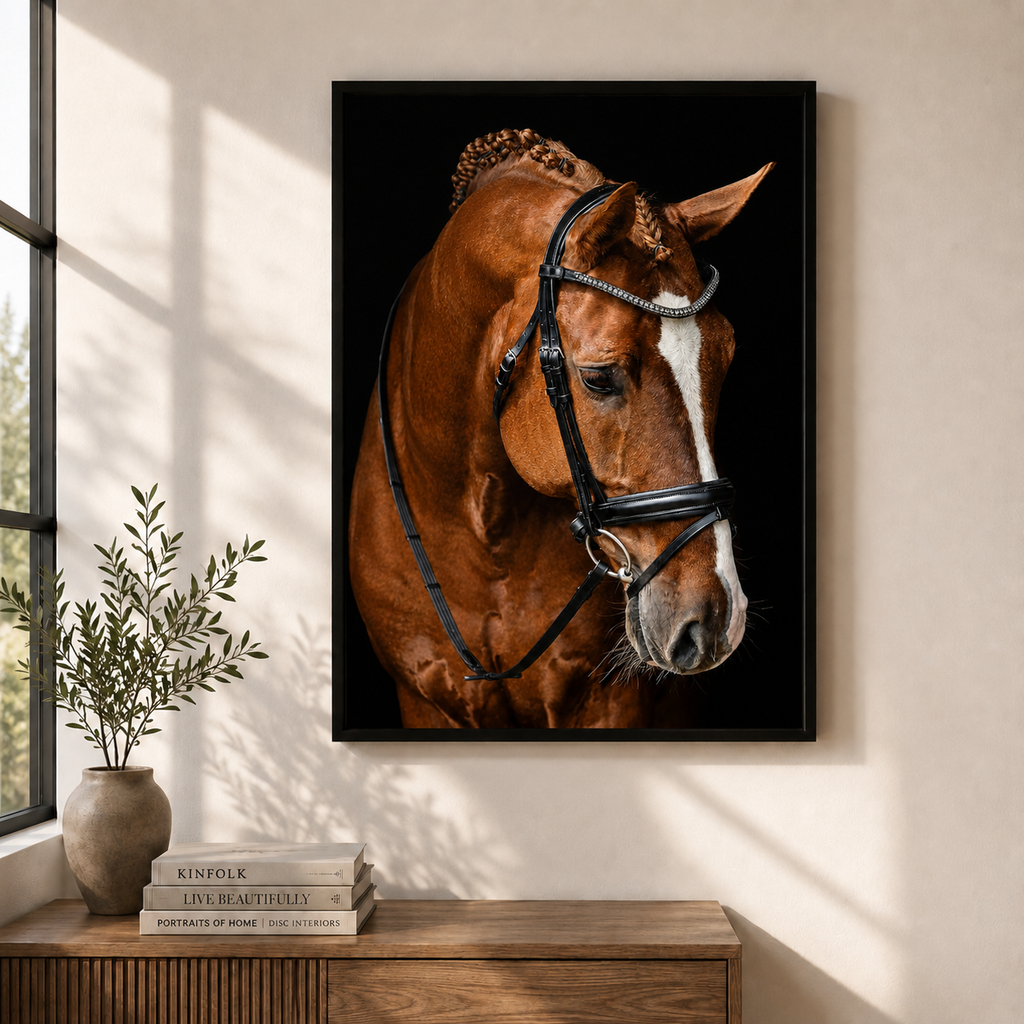 The Chestnut Sovereign™ | Premium Equestrian Wall Art