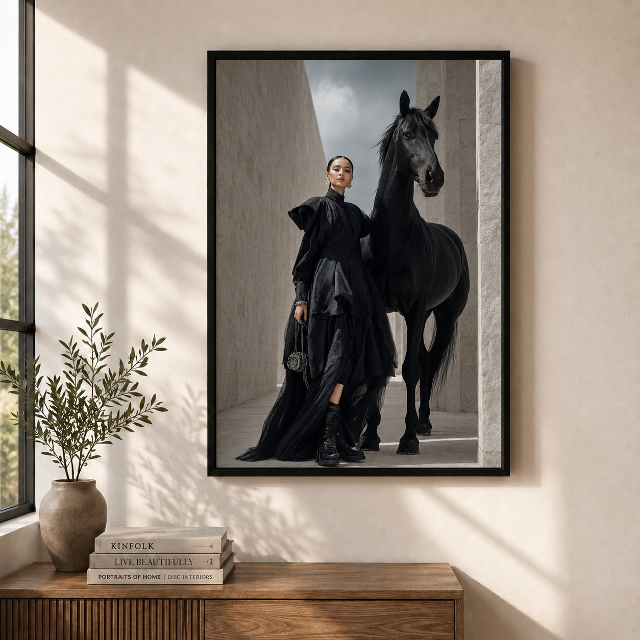 Noir Majesty™ | Premium Equestrian Wall Art