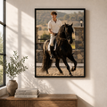 The Midnight Dressage™ | Premium Equestrian Wall Art