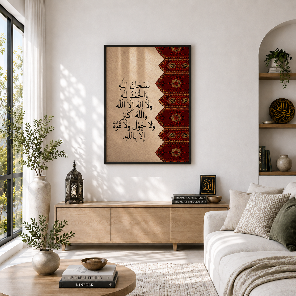 The Words of Remembrance™ | Premium Islamic Wall Art