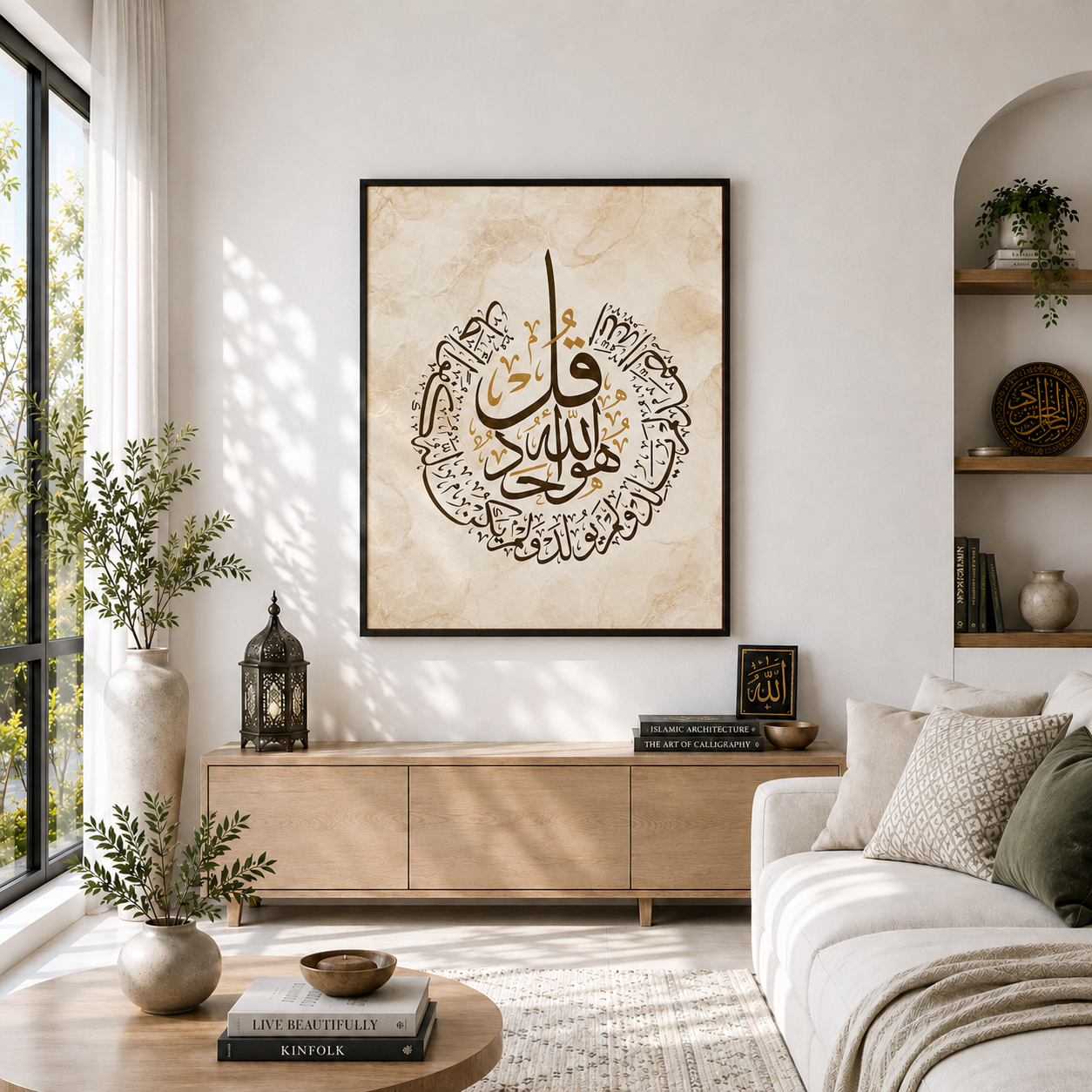 Surah Al-Ikhlas™ | Premium Islamic Wall Art