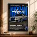 Nissan Skyline GT-R 34 | Premium JDM Wall Art