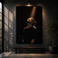 Spotlight Within | Minimal Dark Wall Art