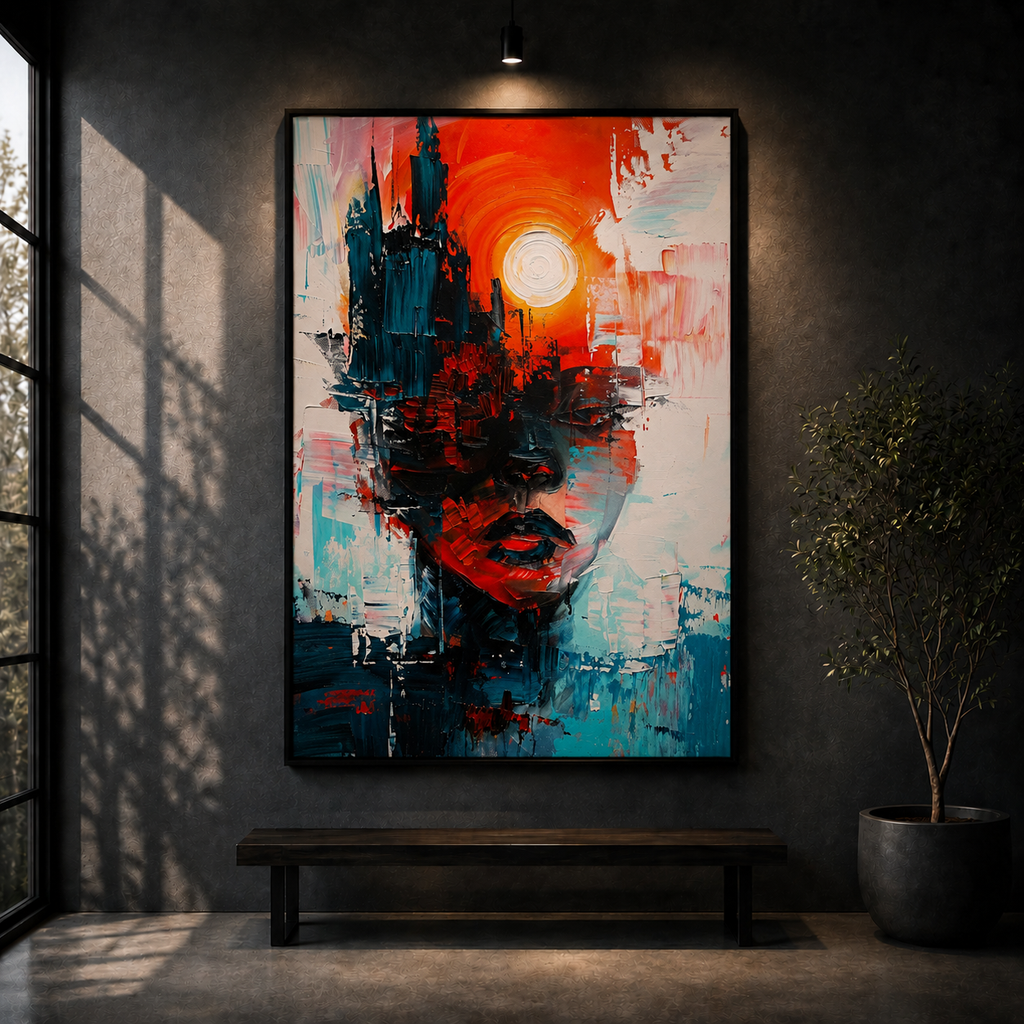 Color Theory | Abstract Portrait Wall Art