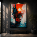 Color Theory | Abstract Portrait Wall Art
