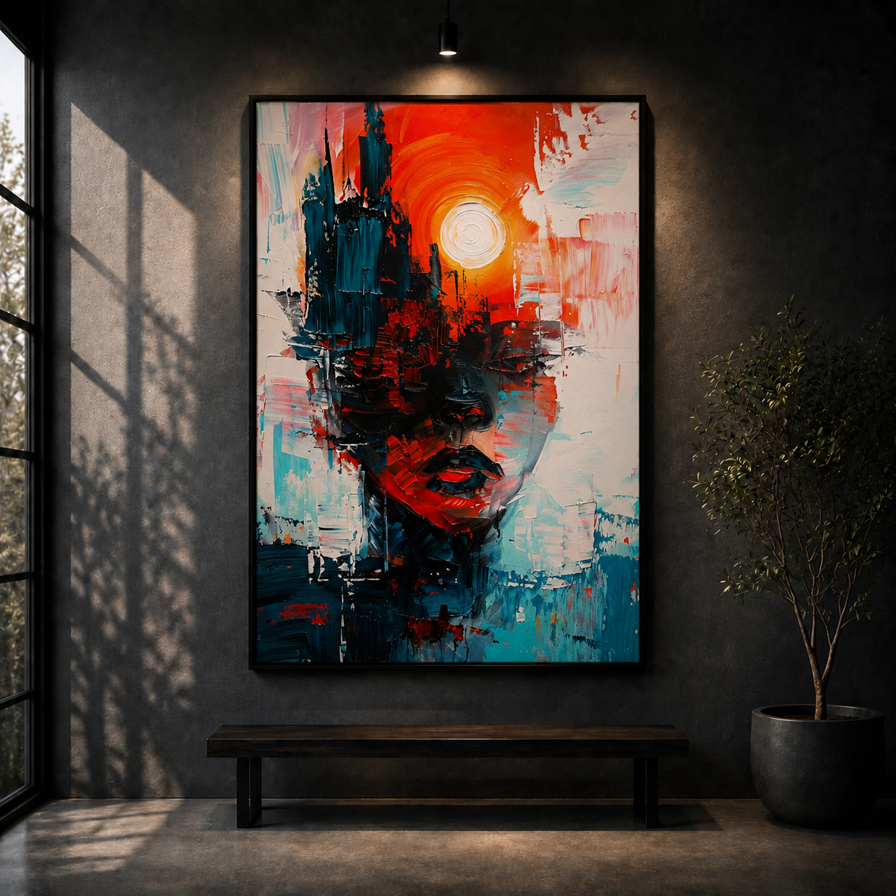 Color Theory | Abstract Portrait Wall Art
