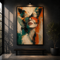 Butterfly Vision | Abstract Portrait Wall Art