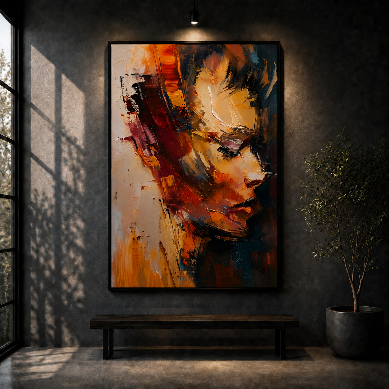 Ember Face | HD Printed Artwork