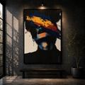 Midnight Veil | Bold Abstract Wall Art