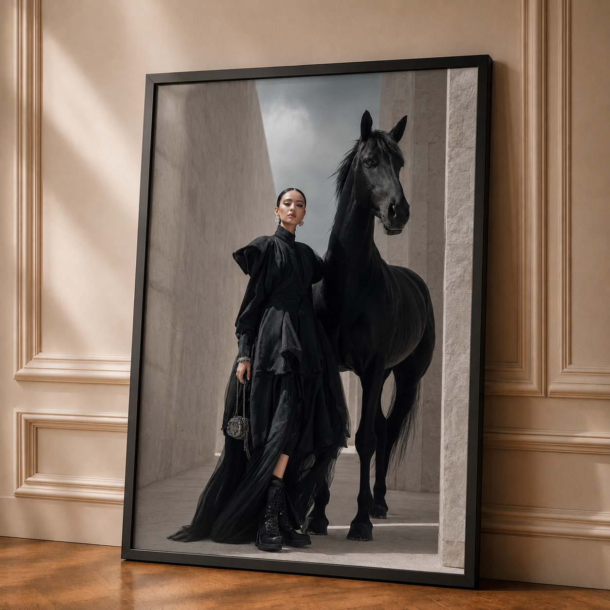 Noir Majesty™ | Ultra-HD Printed Artwork