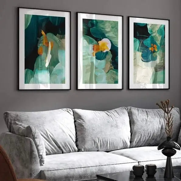 Bold Abstract Wall Art Frame | Premium Home Styling