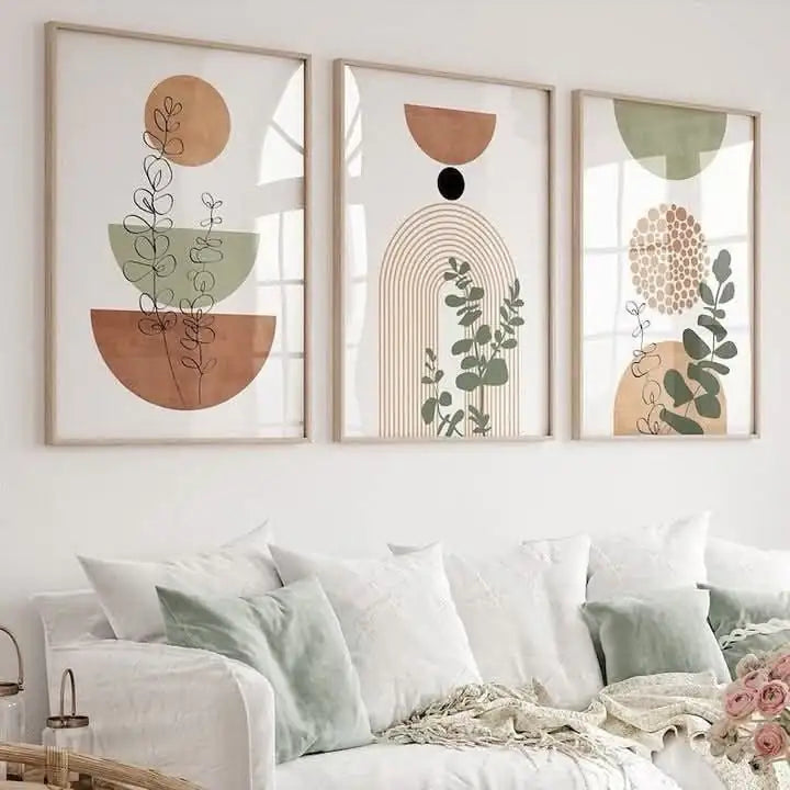 Modern Bright Wall Art Frame | Elegant Living Space Decor